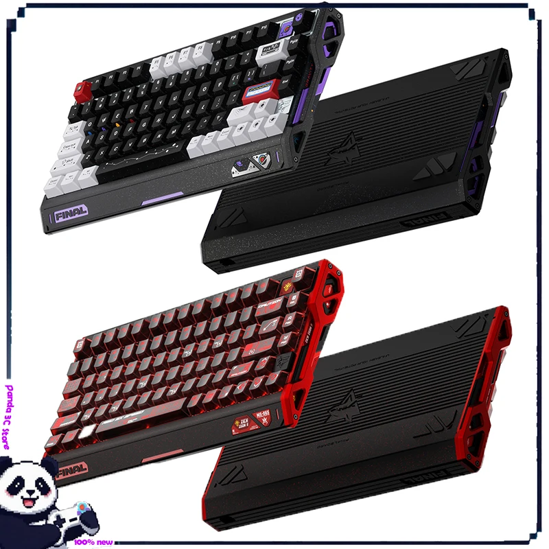AngryShark x PIIFOX FINAL 75 8K RT0.01 Ultra-baixa Latency HIFI RGB Valorant de alumínio personalizado CS2 Esports Acessórios de grau de eventos