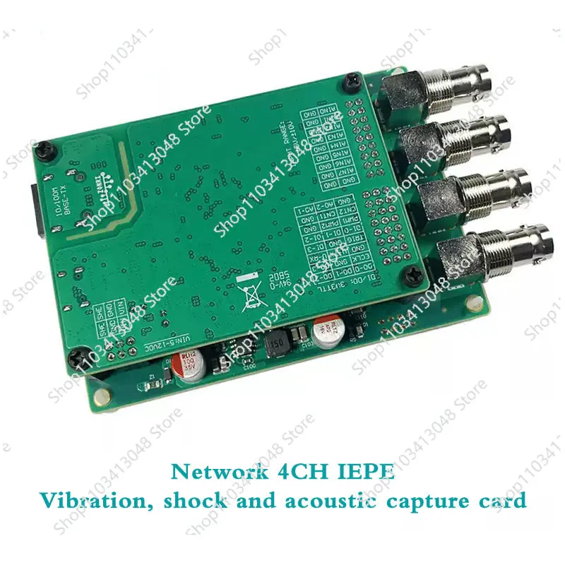 4-channel Vibration/Shock/Acoustic Synchronization Acquisition Card 16Bit 200Ksps Multi-frequency
