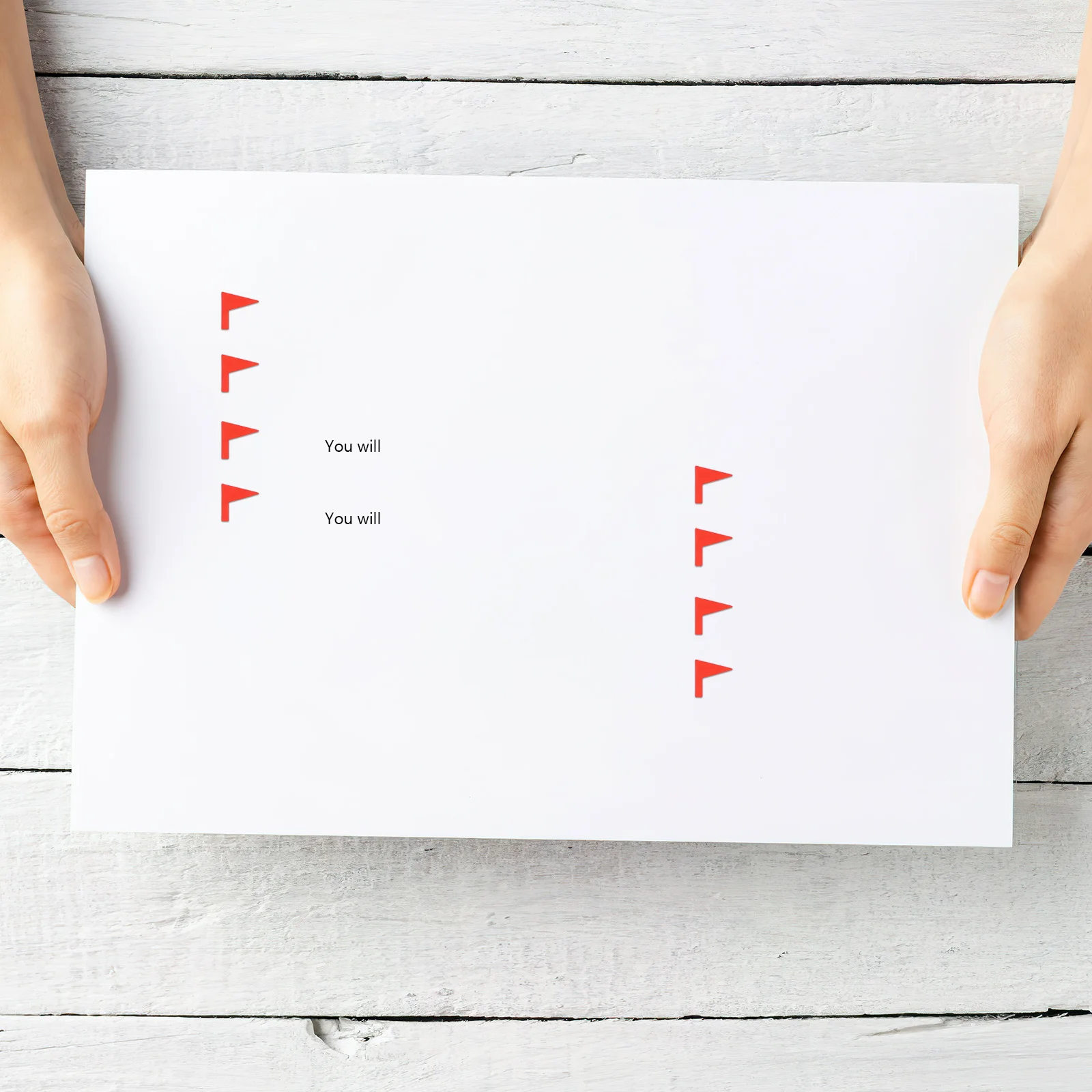 

288Pcs Label Stickers Flag Shape Self-Adhesive Marking Stickers for School Office Home Classification Labels DIY Sticky Labels