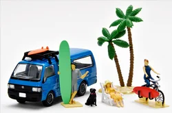 24.7 Tomytec Tomica TLV Diocolle 64 #Car Snap 19b Surfing Limited Edition Simulation Alloy Static Car Model Toy Gift