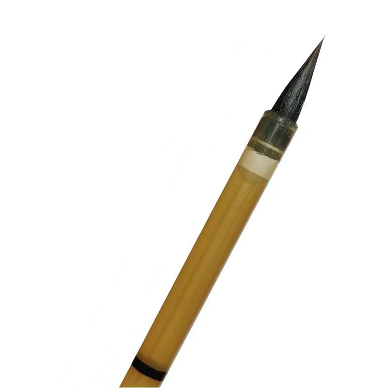 Slender Gold Rabbit Hair Calligraphy Brush Small Regular Script Copying Scripture Brush Chinese Painting Line Drawing Brush Pen