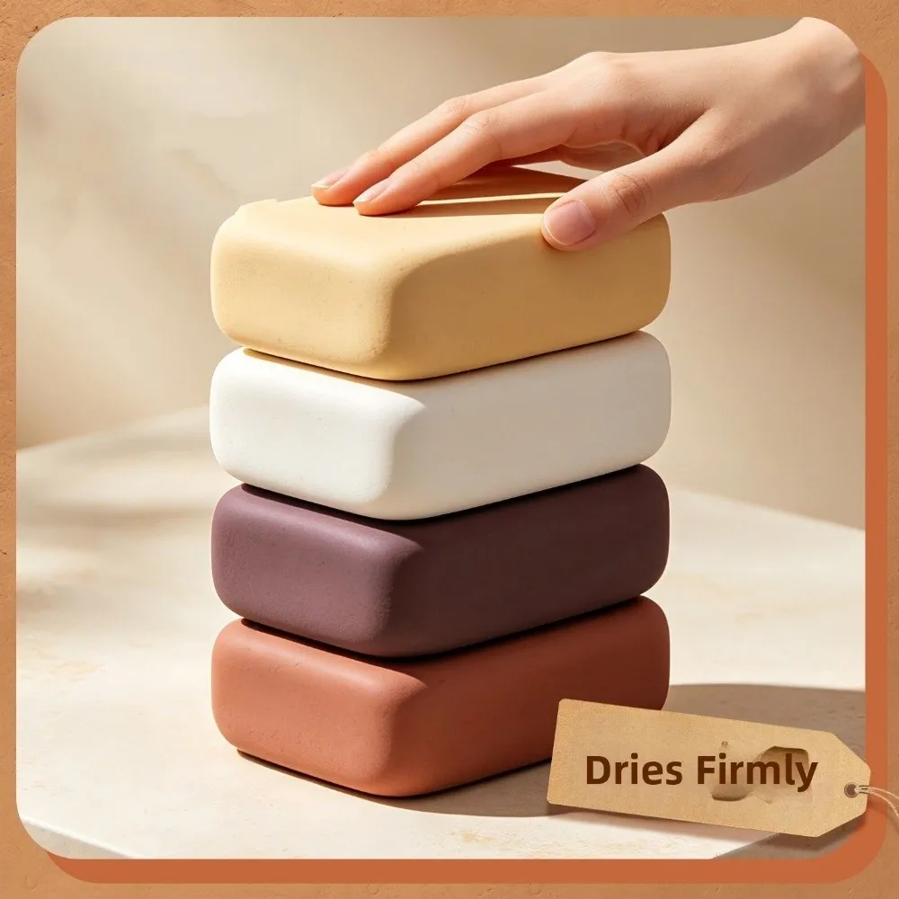 500g Per Bag Ceramic Clay 1180-1280 Degrees Firing Baking Type Sculpture Clay Free Forming High Temperature DIY Clay Home DIY