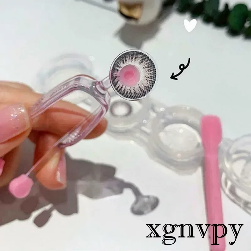 Xgnvpy-Kit Portátil Removedor de Lentes de Contato, Pinça de Silicone, Pinça, Ferramenta para Limpeza e Manutenção