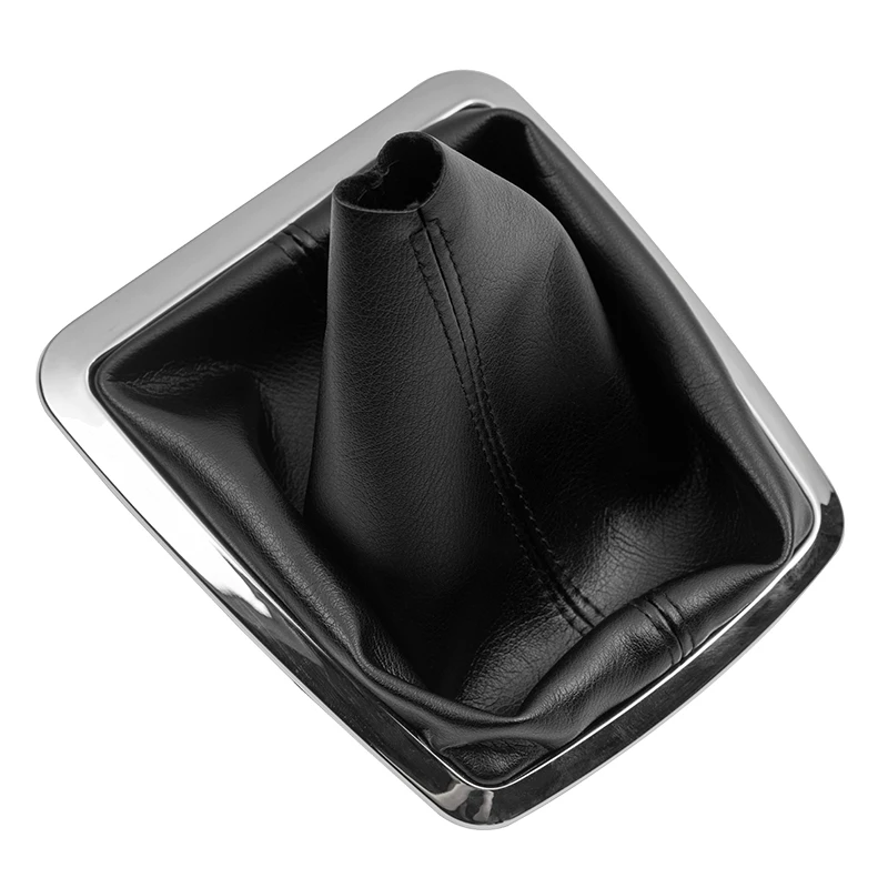 Manueller Schaltknauf, 5/6 Geschwindigkeiten, für Ford Focus 2 MK2 FL MK3 MK4 MK7 MONDEO GALAXY FIESTA, silberfarben, schwarz, Gamasche, Kofferraumabdeckung – Detail 8