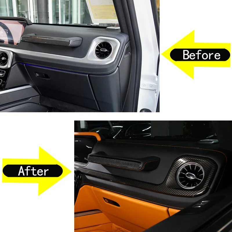 For 2019-2020 Mercedes-Benz G-Class W463 ABS car center console dashboard trim strip air conditioning outlet decorative cover