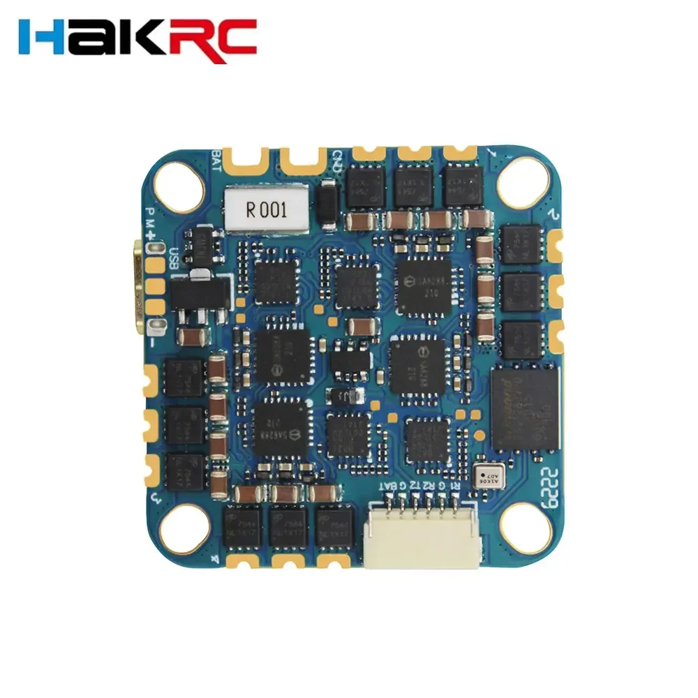 Controlador de vuelo HAKRC F4126 F411 AIO ICM42688 BLHELI_S 20A/35A ESC Sensor de corriente de barómetro OSD incorporado 2-6S para Dron RC FPV