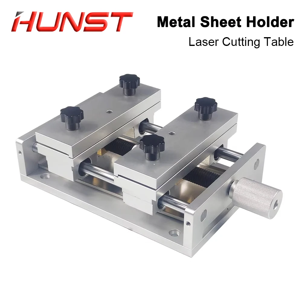 HUNST Fixture Worktable for Laser Marking Cutting Engraving Machine Gold Silver Metal Ceramics Clamp Table Thin Foil Holde