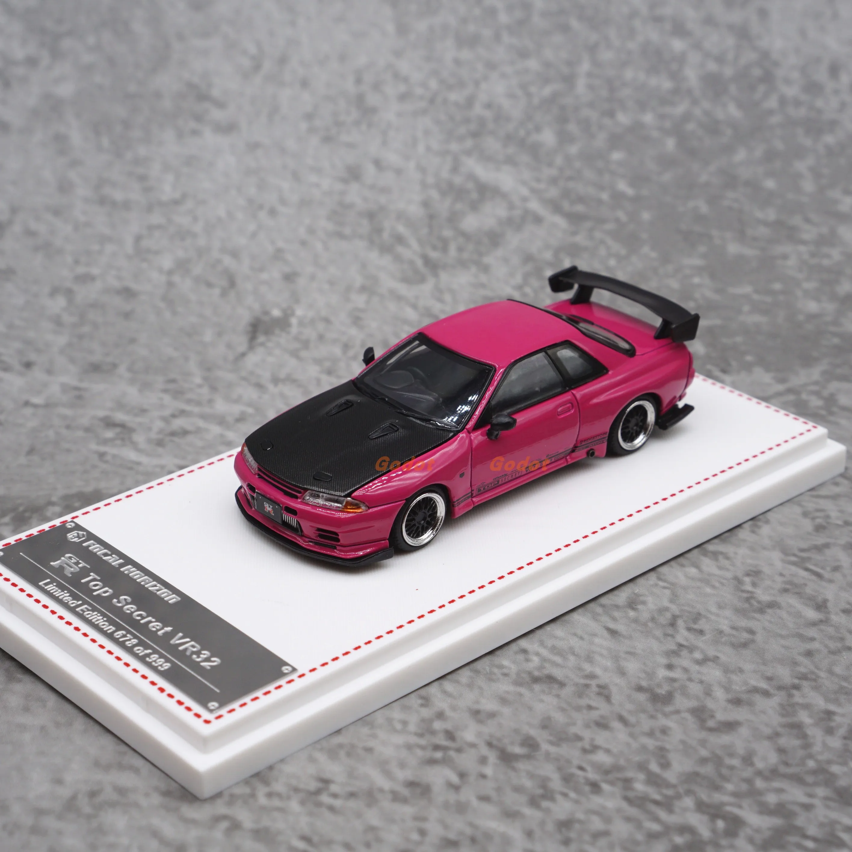 FH 1/64 GTR R32 Top Secret  alloy car model toy