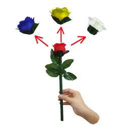 Discoloring Rose 4 Colors Roses Disappare and Appare Vanish Magic Color Changes Flower Stage Magic Show for Beginner  ﻿