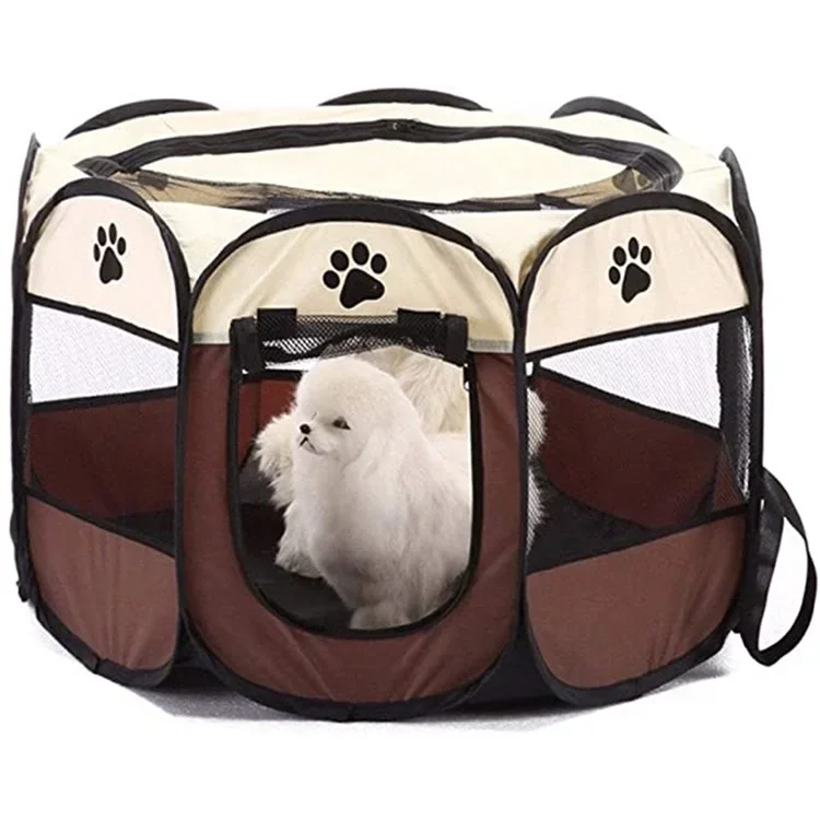 

High-quality Oxford Fabric Washable Portable Folding Pet Tent Dog House Cage Portable Foldable Pet Playpen for Pets