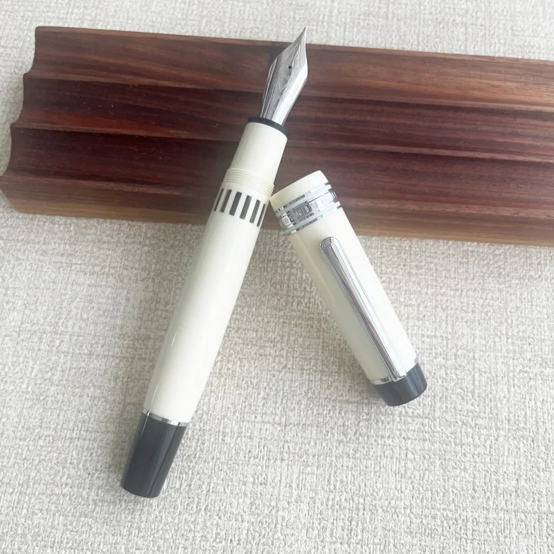 

WingSung 930 Resin Piston Fountain Pen N0.9 Iraurita F/M/B Nib Gold/Silver Clip Business Student Writing Gift Pens