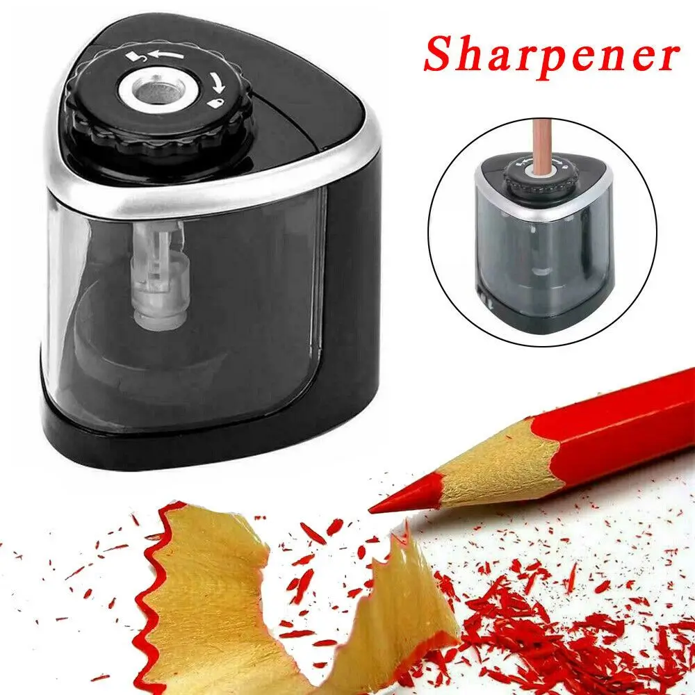 Office for Colored Pencils Stationery Steel Automatic Kids Pencil Sharpener Pen sharpener Electric Sharpener Sharpeners