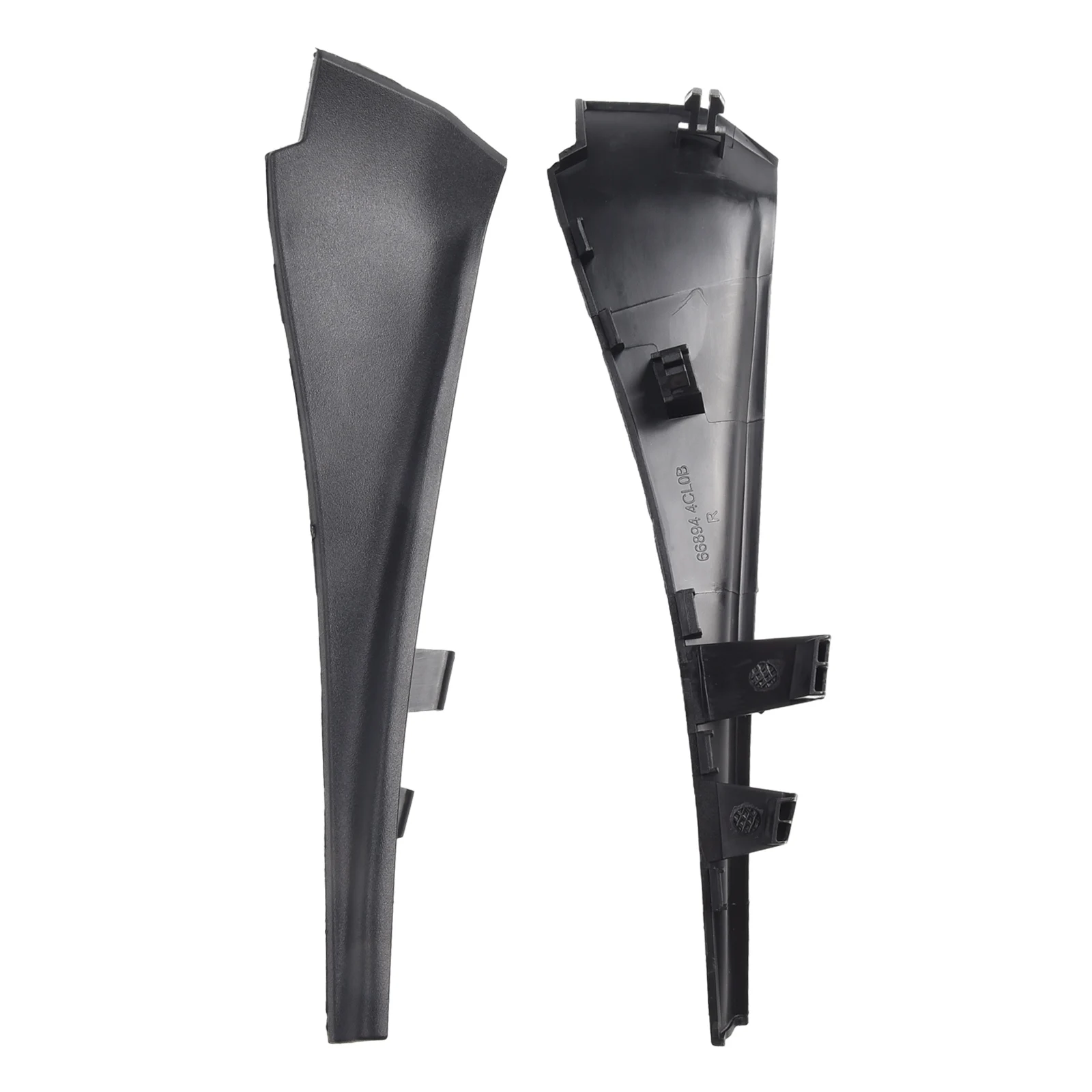 Windshield Wiper Cowl Extension Covers for 2014 2020 For Nissan For Rogue 2Pcs ABS Trim for Front Left & Right Placement