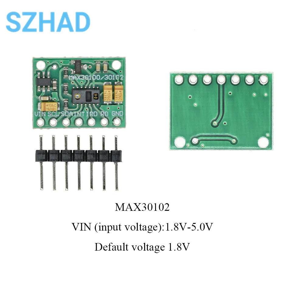 MAX30100 MAX30102 Heart Rate Sensor Module Puls Detection Blood Oxygen Concentration For Arduino 1.8V 3.3V 5V Ultra-Low Power