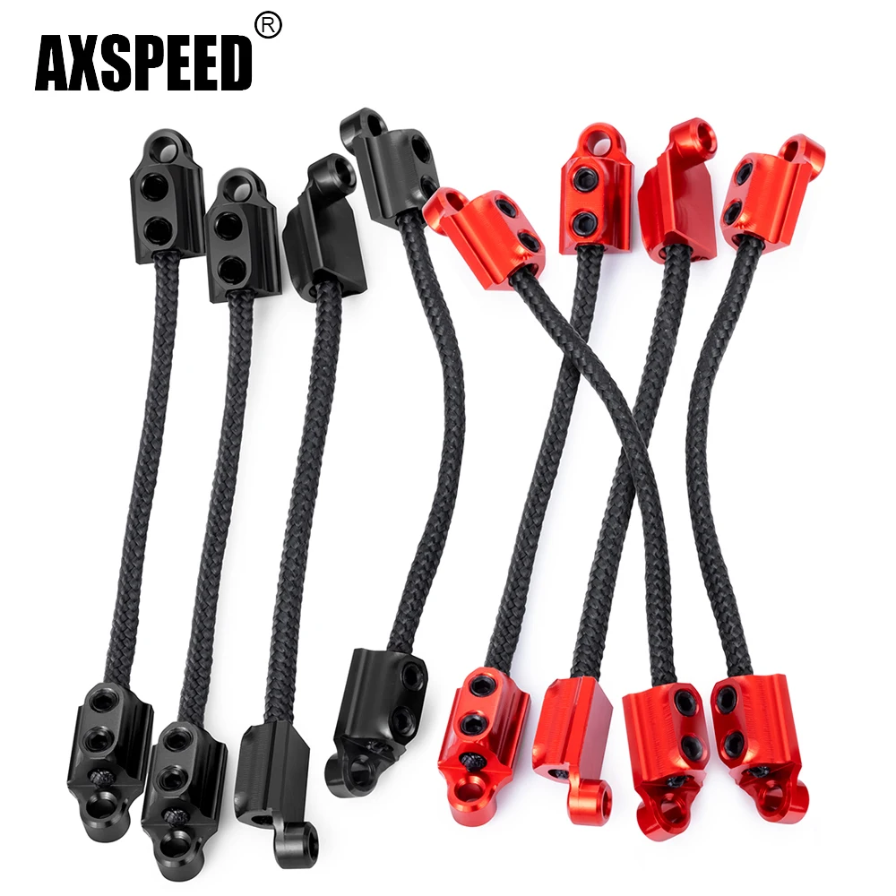 

AXSPEED Front & Rear Suspension Shock Absorber Travel Limit Straps for 1/18 Mini LMT 4X4 Brushed Monster Truck RTR Upgrade Parts