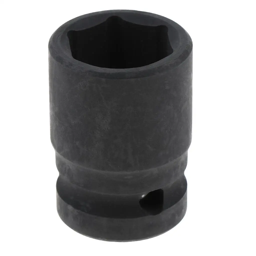 1/2-Inch Square Drive Metric Deep Impact Sockets, Black, 19mm