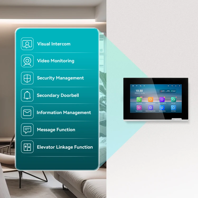 Video Door Bell Wifi Video Intercom with Secondary Doorbell Function
