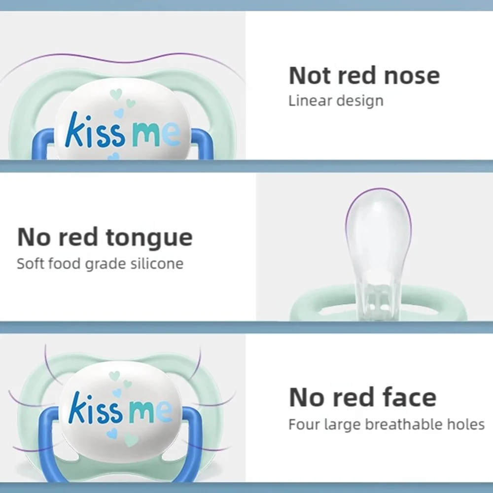 فيليبس أفينت مصاصة الطفل السائل سيليكون الحلمة 0-18 أشهر BPA الحرة الرضع الحلمة شقة مستديرة الرأس المهديء