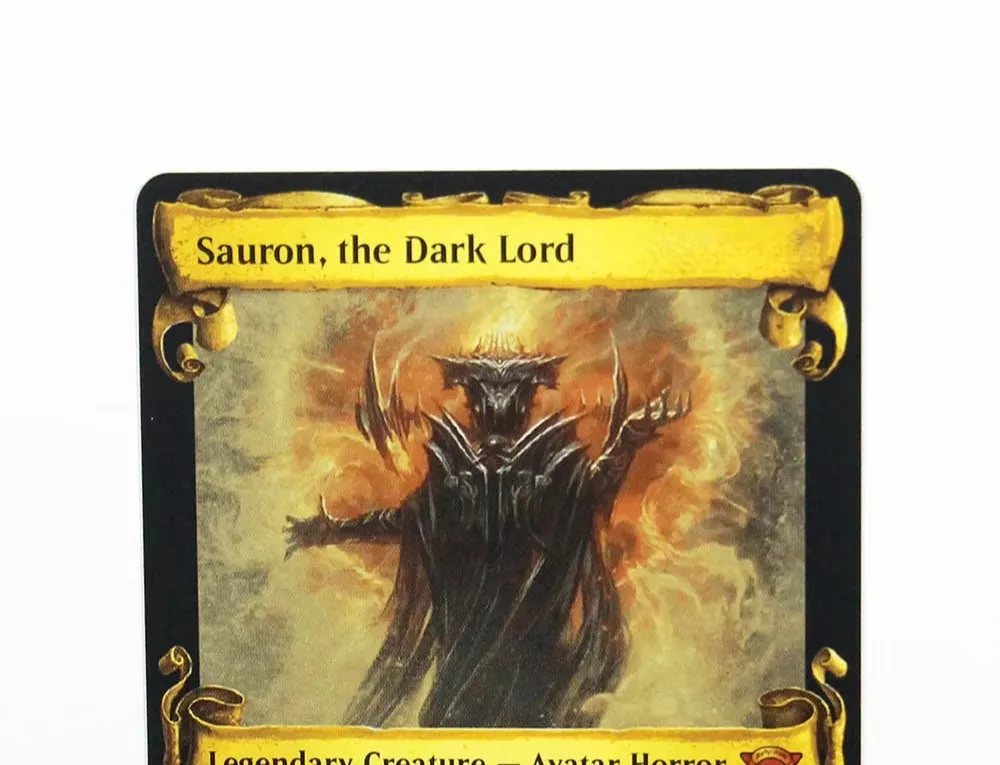 LTR holo TCG Magical Proxy Cards Game Quality Proxy Mithril Coat Storm Sauron Gathering Board Playing Game Trading Cards Proxy