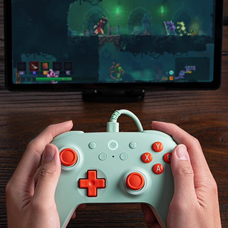 8BitDo New Ultimate 2C Wired Gaming Controller For PC Windows 10/11 Steam Deck Raspberry Pi Android Game Accessories