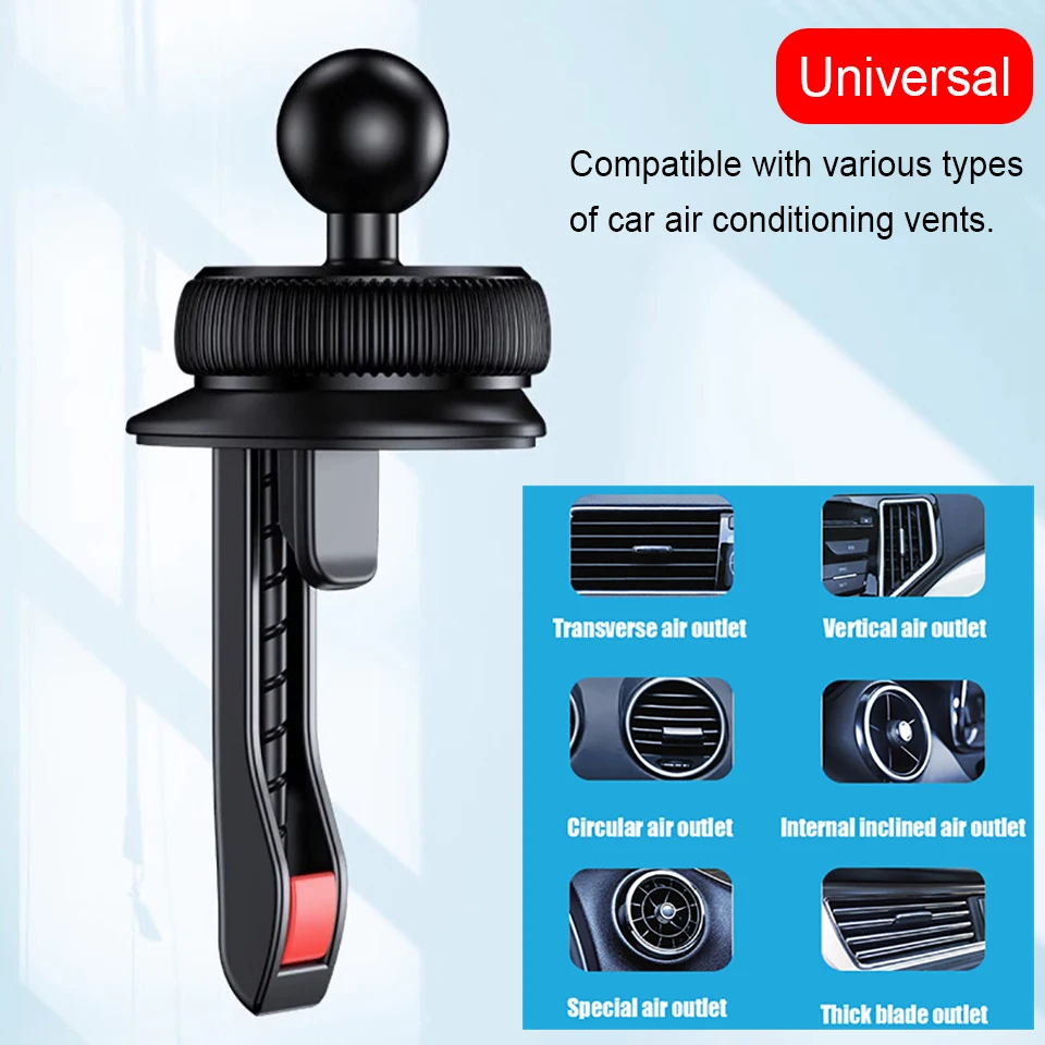 Car Tablet Holder 360 Rotation Stand for Cell Phone Universal Gravity Auto Phones Holder in Car Air Vent Clip Mount GPS Support