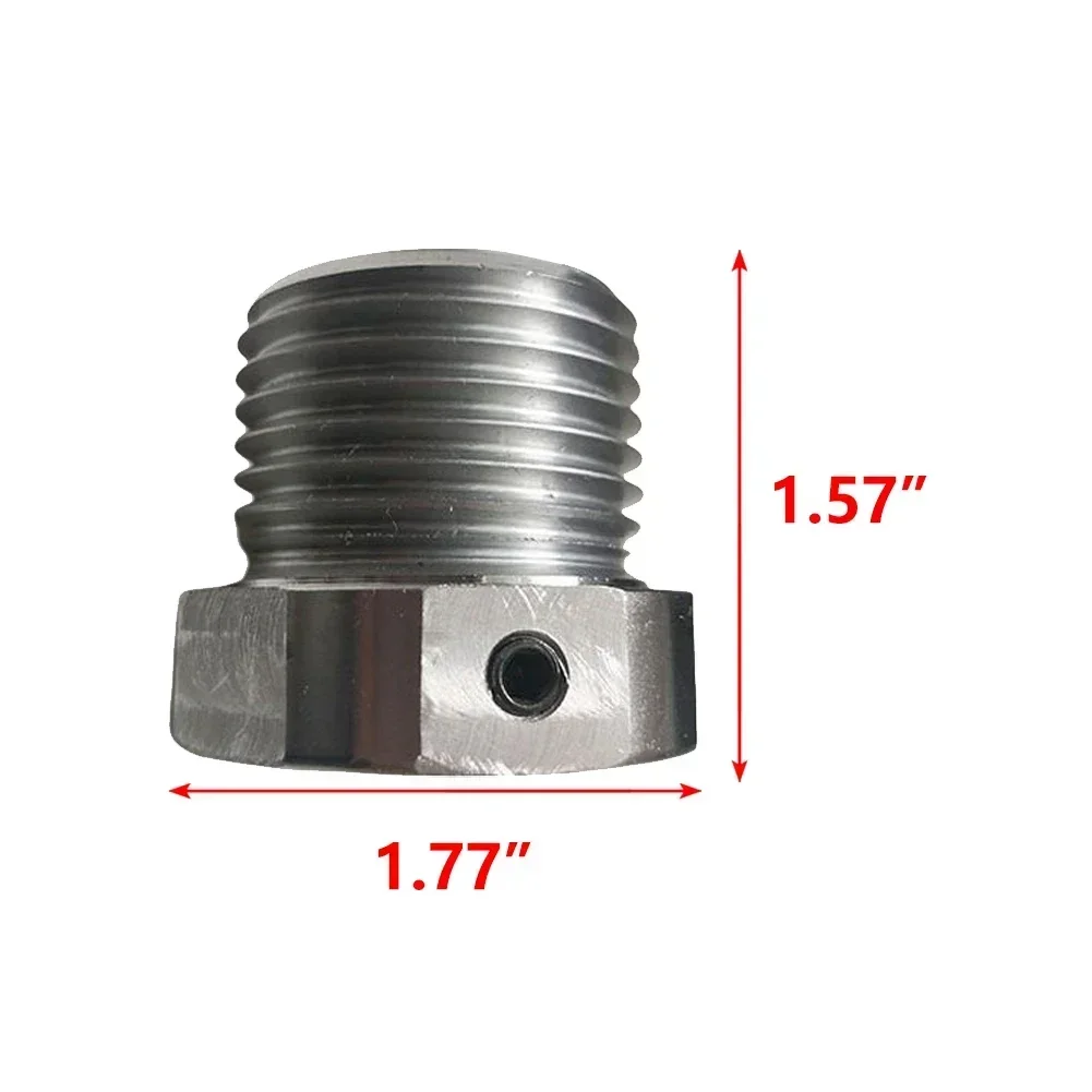 Wood Lathe Chuck Adapter Screw 1-1/2-8 TPI To 1\'\' × 8 TPI Thread Spindle Adapter For Wood Turning Lathe Woodworking Tool Access