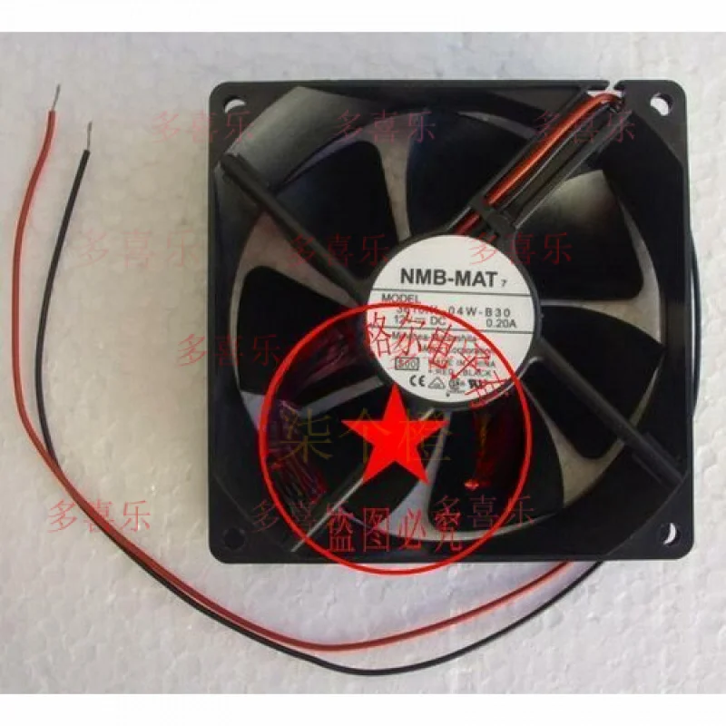 

ZMZM 1 шт. для вентилятора 3610KL-04W-B30 9025 9 см постоянного тока 12 В 0,20 А 2 провода # А6–37