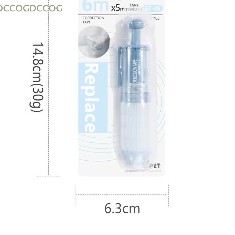 اضغط على نوع شريط تصحيح أساسي قابل للاستبدال، شريط حريري ناعم مستمر، شريط تصحيح أساسي قابل للاستبدال، صنبور تصحيح الطالب