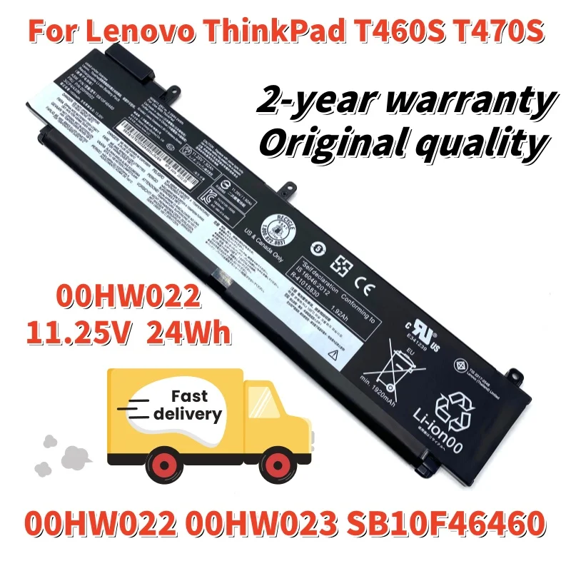 NEW 00HW022 Laptop Battery For Lenovo ThinkPad T460s T470s SB10F46460 01AV406 407 01AV462 SB10F46474 00HW036 037 SB10F46475