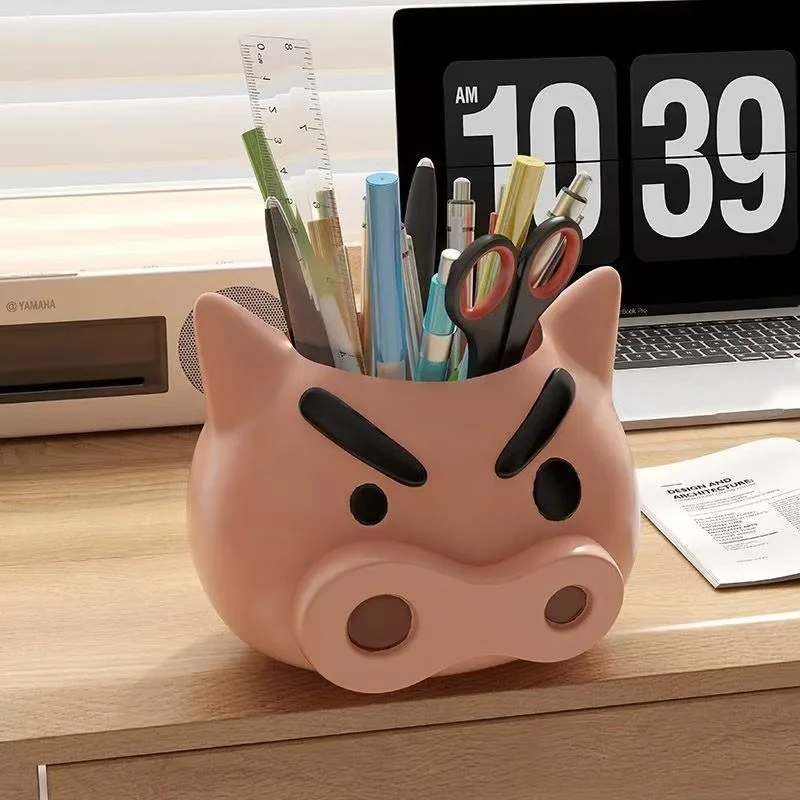 

Новая стильная милая косметичка-органайзер Crayon ShinChans: контейнер для хранения, настольное украшение, подставка для ручек