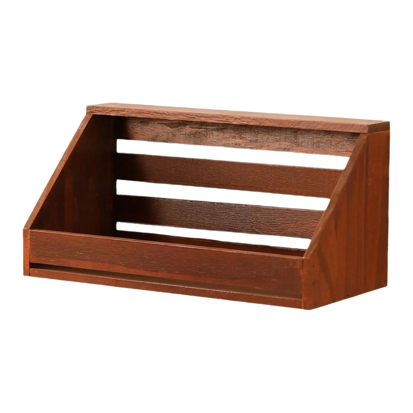 Wall Shelf Wall Mount Rustic Storage Easy to Install Decorative Hanging Shelf