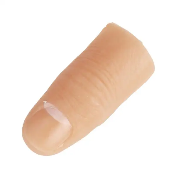 1pc Fake Thumb Tip Soft Plastic Gimmick Props 4 Size Choice Trick Supplies