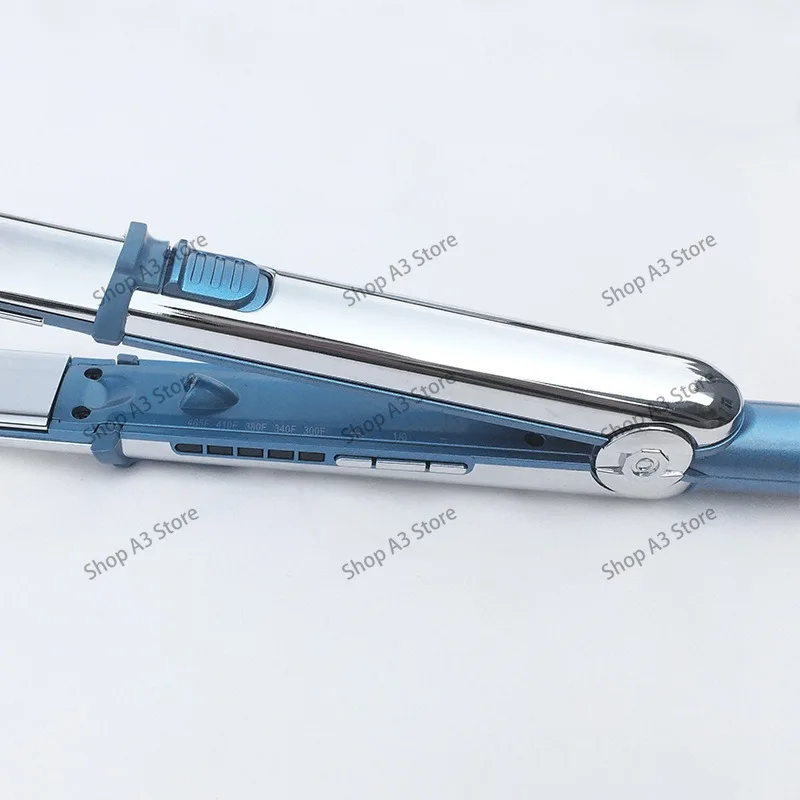 Tourmaline Ceramic Straight Plate Clamp Stainless Steel Roll Straightening Dual-purpose 360-degree Rotating Hair Salon - view 4