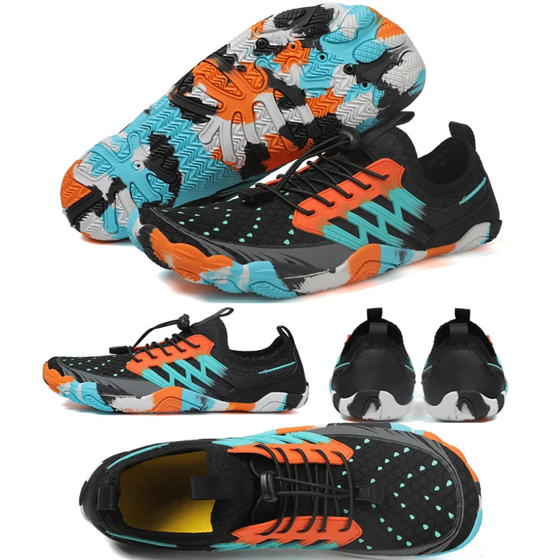 New Men's and Women's Five Finger Creek Tracing Shoes Swimming Shoes Outdoor Hiking Shoes Couple Multi functional Yoga Fitness S