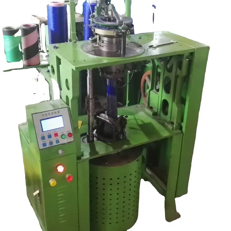 Factory Direct Sale High-Accuracy Double Knitting Style 12GG 60-Inch Motor Engine Sponge Making Machine 220V Qidian Brand 5+