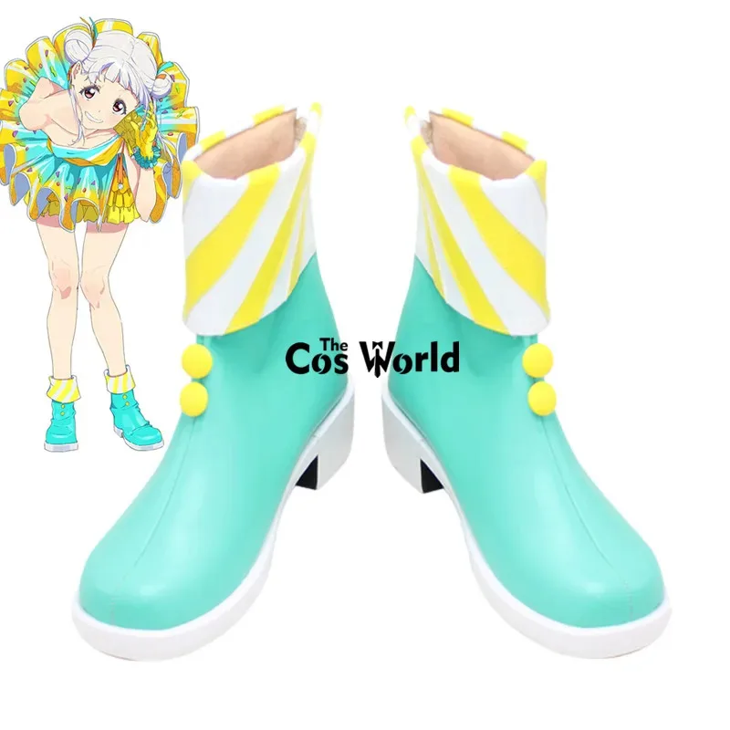 Amor ao vivo superstar liella tokonatsu sol shibuya kanon arashi chisato tang keke hazuki ren anime cosplay sapatos botas