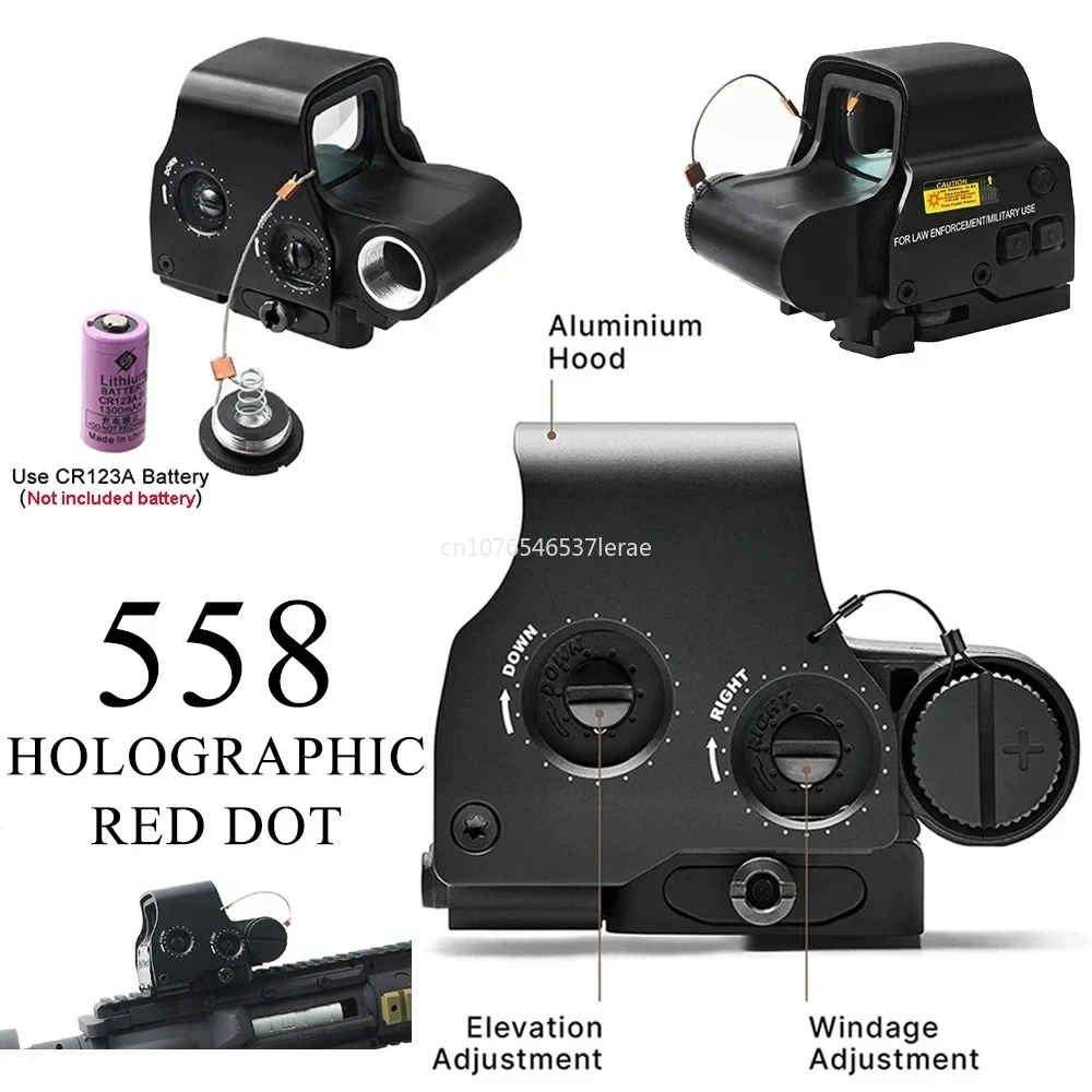 EOTECH 558 ホログラフィックコリメーターレッドドットサイト G43/G33