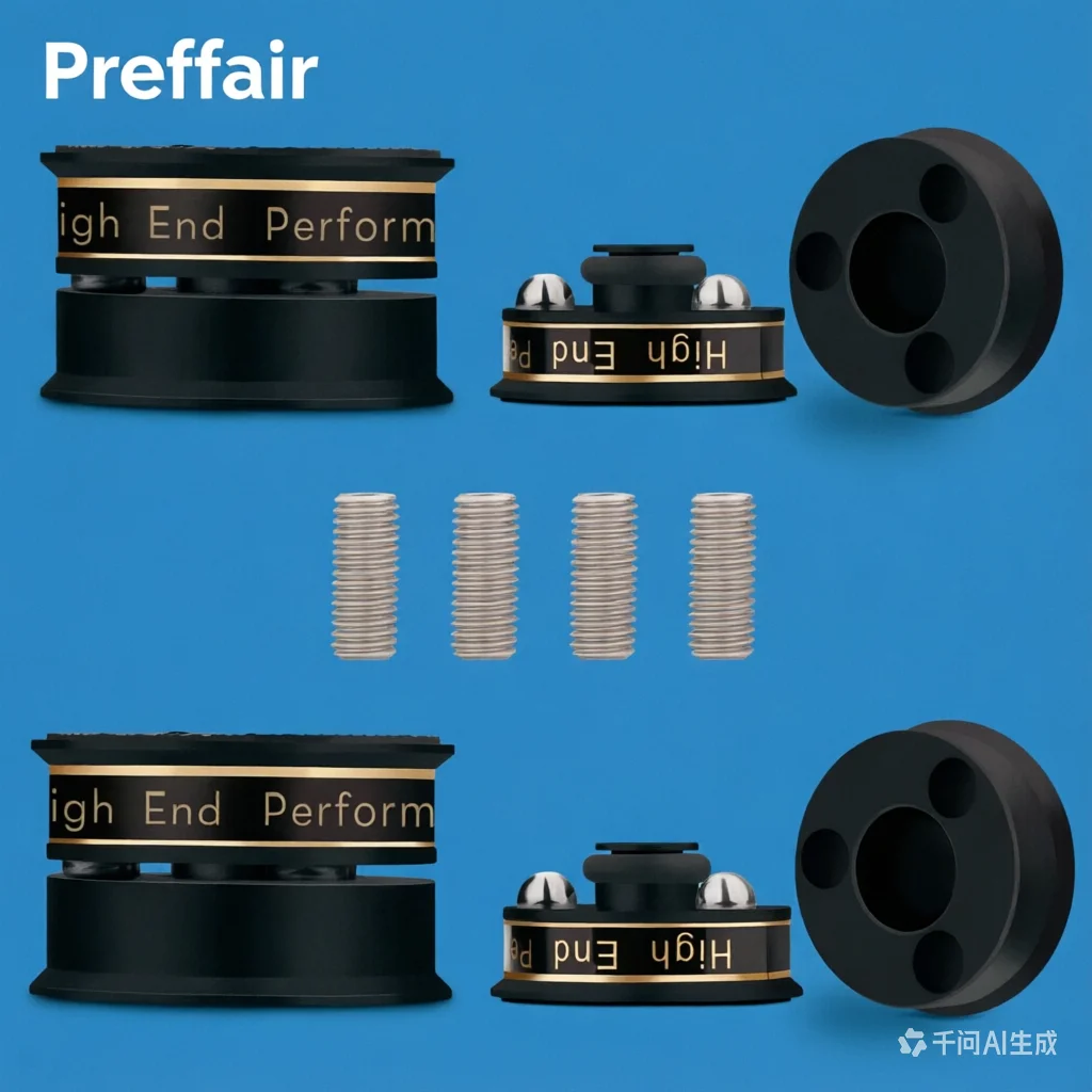 Preffair 4Pcs Speaker Feet Pads Vibration Absorption Stands Anti-shock Shock Absorber Chassis beads SP3924