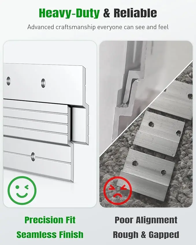 防錆コーティングとフラッシュ設置による清潔な視覚効果を実現する、壁掛け用のアルミ製z型吊り下げストリップ