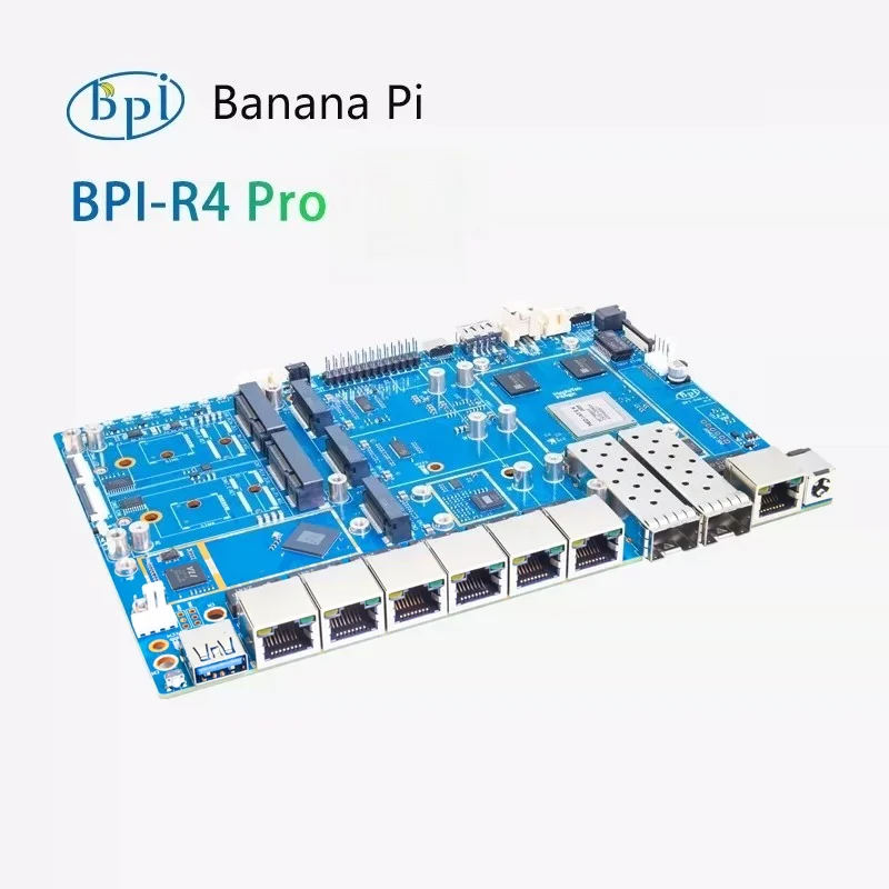 바나나 파이 BPI-R4 Pro-4E 오픈 소스 라우터 - Bananapi Bpi R4 Wifi 7 리뷰 및 가격