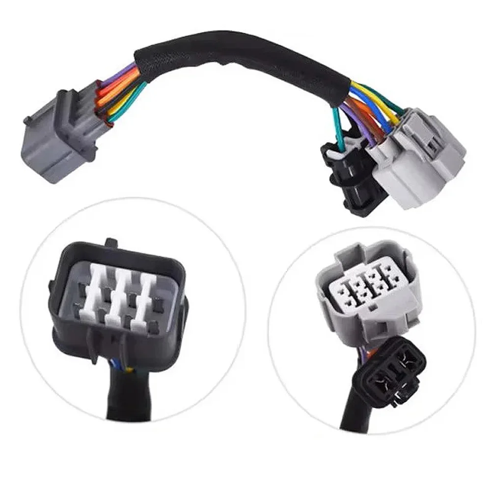 C154-A002-Schwarz Für Honda Civic OBD1 zu OBD2 Verteiler-Adapter Kabelbaum Dizzy 1999-2000 8-Pin – Detail 2