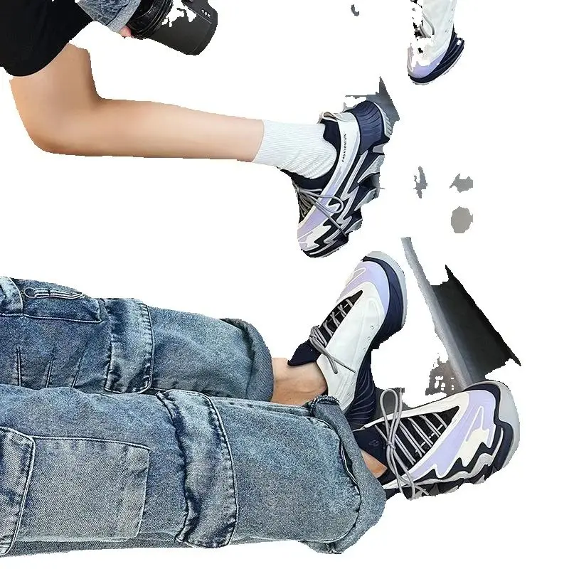 

New Marathon Air Cushion Men's Running Shoes Women's Breathable Comfort Athletic Trainers Marathon Sport Lightweight Sneakers