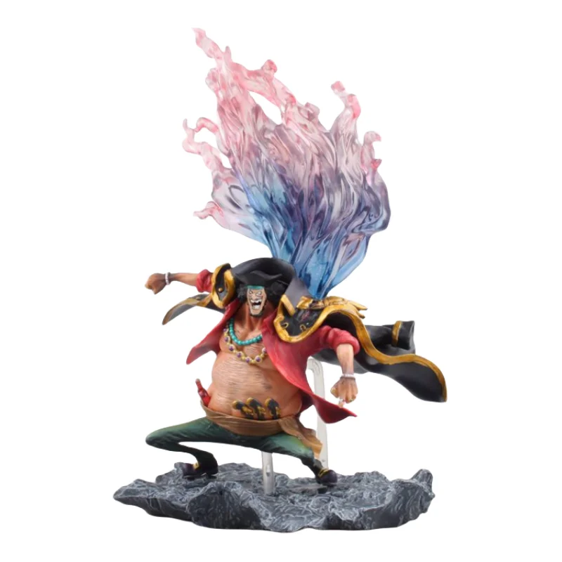 

26cm One Piece Anime Figures Blackbeard Marshall·D·Teach Gk Figurine Pvc Statue Model Doll Collectible Room Decoration Gifts