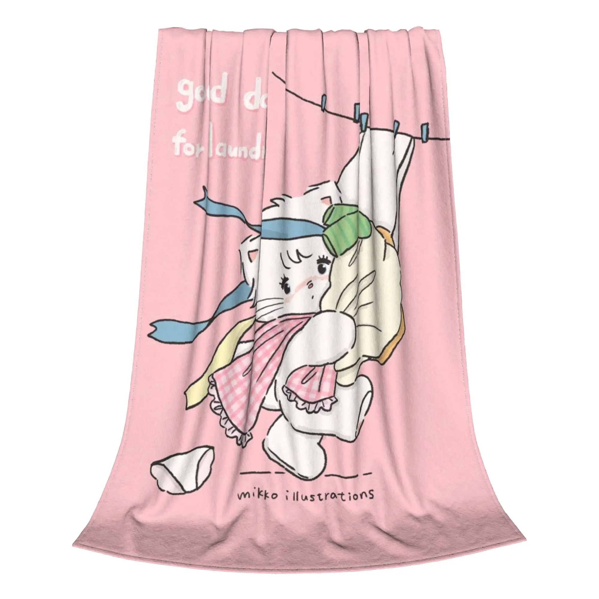 Mikko Mikko Blanket All Season Breathable Thin Throw Blankets For Car  Plush Thin Quilt