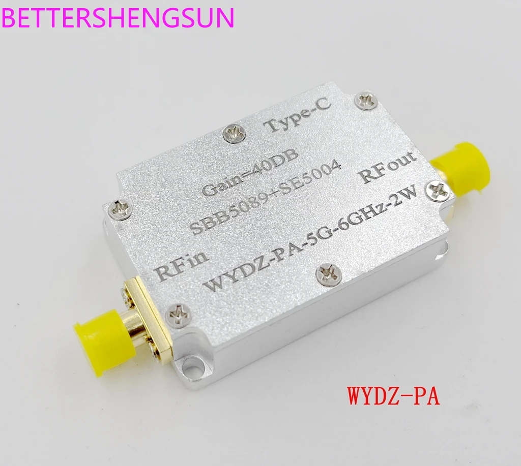 Microwave one-way power amplifier SBB5089+SE5004 5.8GHz 2W 33dBm RF power amplifier