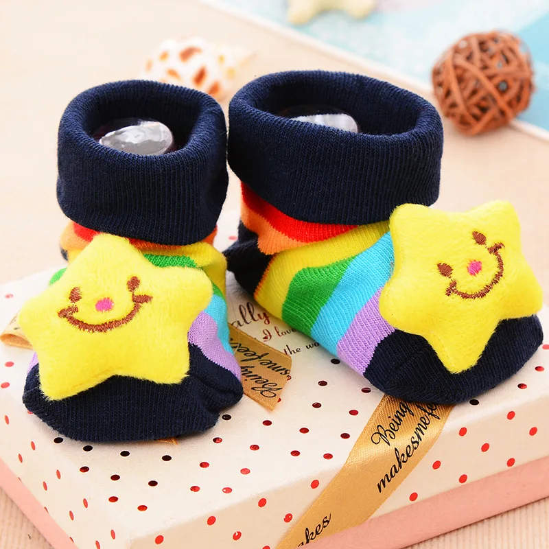 1/3Pairs Newborn Floor Socks Anti Slip Toddler Cotton Lovely Animal Socks Soft Cartoon Baby Boys Girls First Walkers Socks New