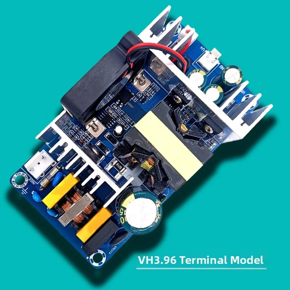 24V 200W Isolated AC-DC Switching Power Supply Board Step-Down Module with Steady Output Current and Integrated Fan Assembly