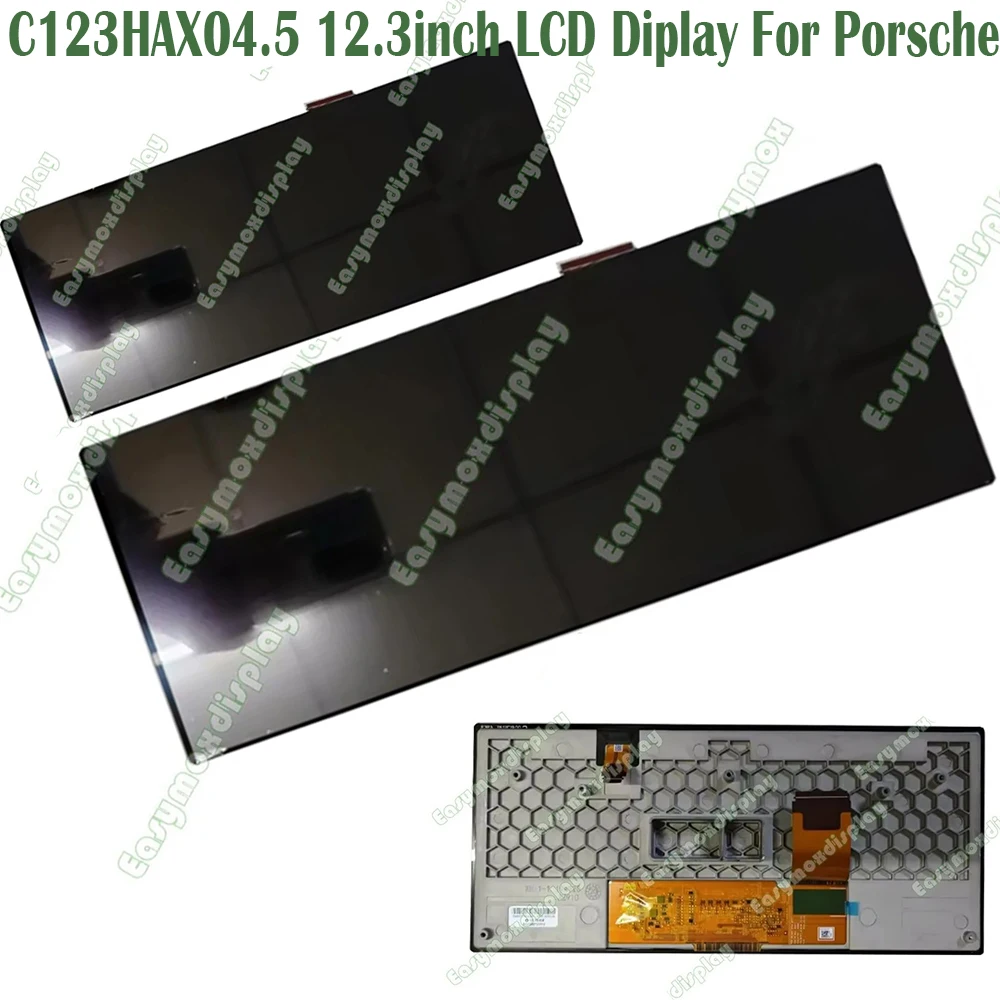 Original C123HAX04.5 12.3inch LCD Diplay For Porsche Car Radio GPS Navigation Screen Replacement