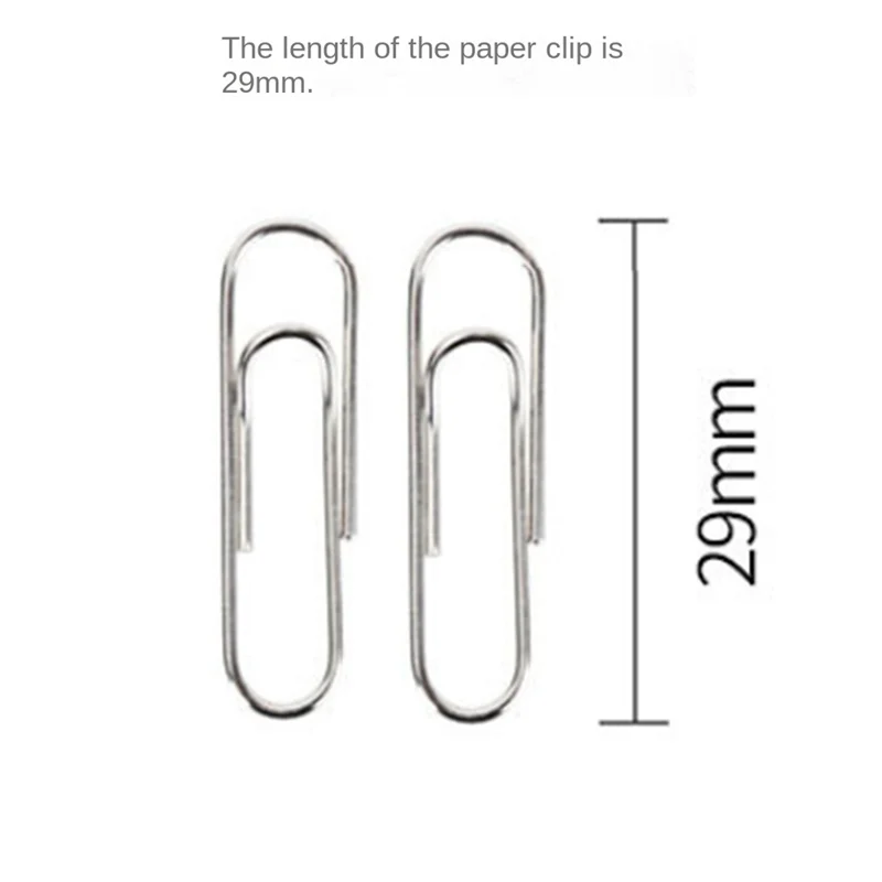 مشبك ورق مطلي بالنيكل من النوع الخلفي مشبك إبرة الخط الخلفي مشبك ورق ملف ورق مستلزمات المكتب مشبك ورق