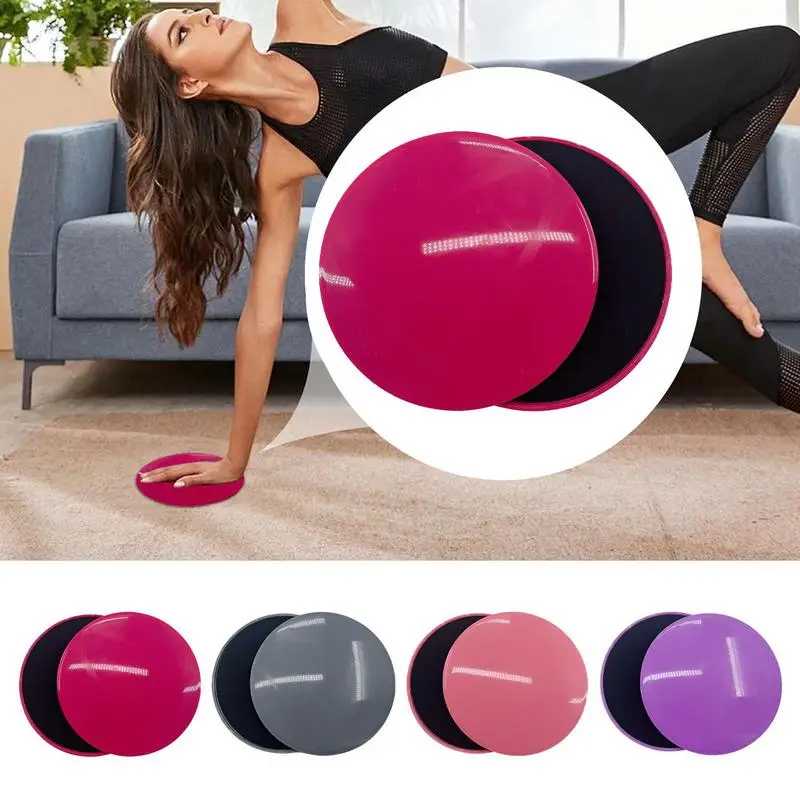 2 Sided Fitness Pilates Gliding Discs Core Slider Exercise Gliding Plate Yoga Core Sliders Abdominal Training Gliding Slider